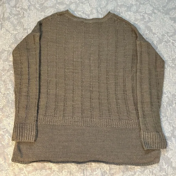 Vince 100% Linen Knit Pullover Crew Neck Sweater - Picture 6 of 6